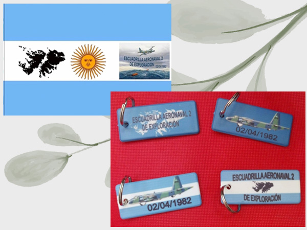 Bandera y llaveros