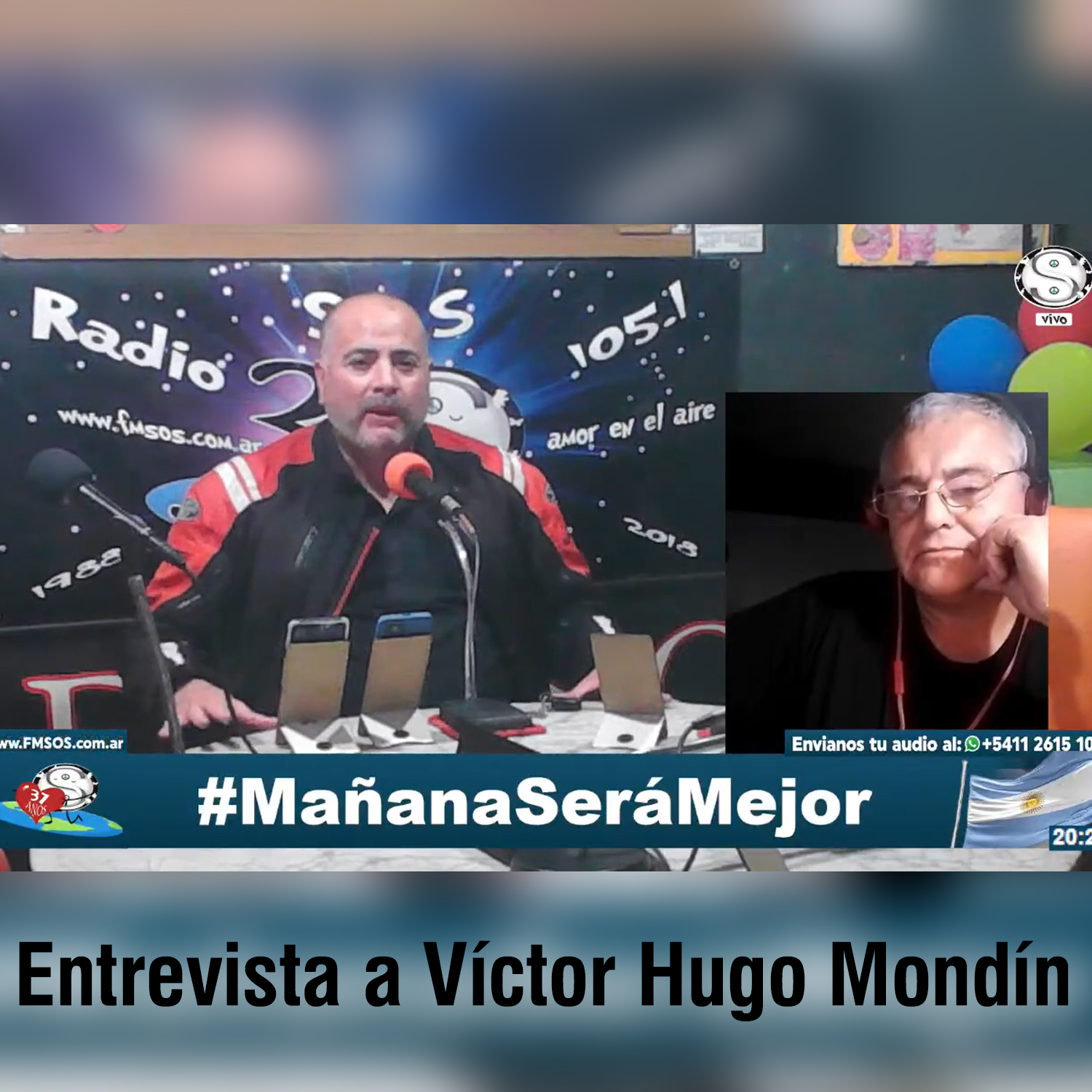 Entrevista a Victor Hugo Mondín. FM S.O.S. Mañana será mejor
