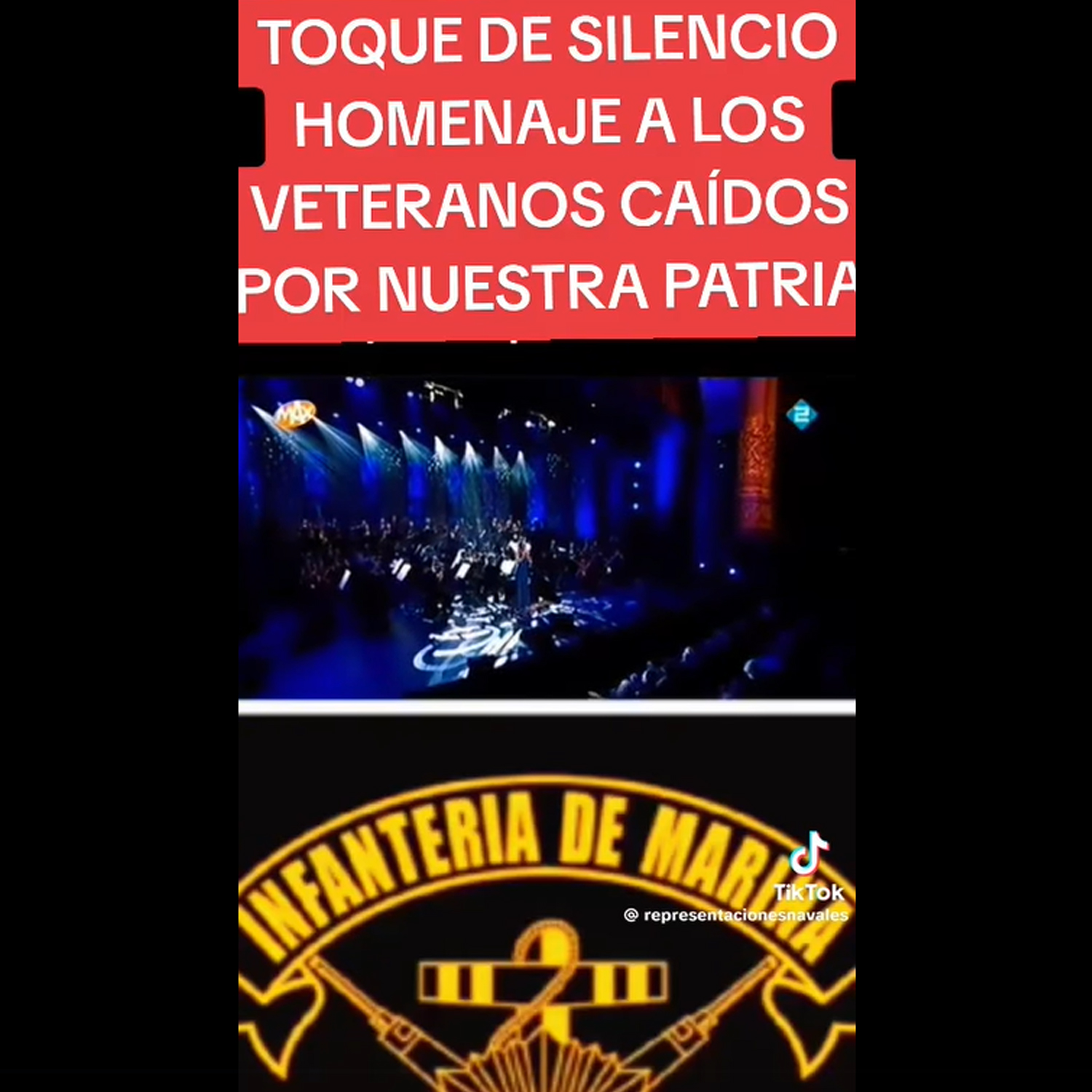 Toque de silencio. Homenaje a los veteranos caídos