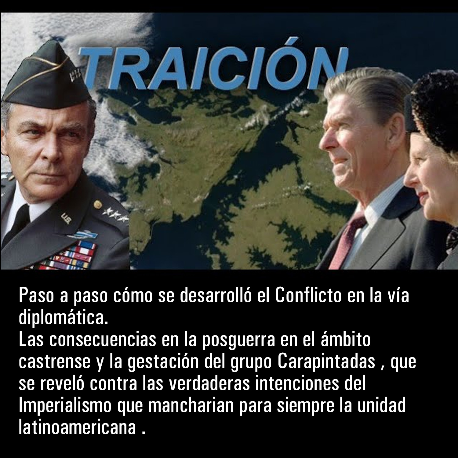 Traición de EEUU en Malvinas, efecto carapintada.